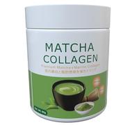 Poudre De Thé Vert Matcha De Qualité Supérieure Avec Mélange De Protéines De Collagène - Mélange For Boisson Instantanée Onctueuse For Boissons Chaudes Ou Froides - 90 G(1pcs)