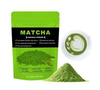 Poudre De Thé Vert Matcha Pur De Qualité Supérieure - Naturel, Sans Additifs, Sans OGM - Idéal For Les Boissons, La Pâtisserie Et Les Smoothies(2PCS)