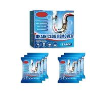 Poudre Déboucheuse Puissante - Sa Formule À L'hypochlorite De Sodium Décompose En Profondeur Les Bouchons, Prévient L'envasement Des Canalisations Et Élimine Les Odeurs(3 packs)
