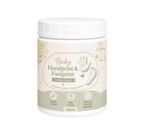 Poudre d'empreinte de pied bébé 100ml Séchage Rapide Poudre Sûre Modelage | Outil Moulage Mains et Pieds Shower Liste de Naissance Maman Parents Grossesse Art