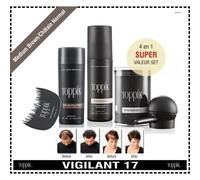 Poudre Densifiante - Toppik - Kit Complet - Fibres De Kératine - Châtain - Volume Cheveux