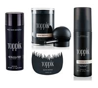 Poudre Densifiante - TOPPIK - Kit Complet - Fibres de Kératine - Volume - Tous Types de Cheveux