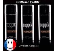 Poudre Densifiante - Toppik - Lot De 3 - 27,5 Gr - Châtain Clair - Soins Capillaires