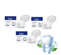 Poudre dentaire à 7,5 % d'hydroxyapatite pour la protection de l'émail, poudre d'hydroxyapatite microcrystalline, poudre de dentifrice hydroxyapatite, blanchiment naturel, formule de menthe douce pour