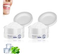 Poudre dentaire à l'hydroxyapatite 7,5% pour la protection de l'émail, dentifrice pour dents blanches, dentifrice à l'hydroxyapatite pour blanchissant,menthe douce, haleine fraîche (2)