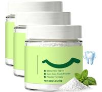Poudre Dentaire Au Collagène,60 g Poudre De Renforcement Du Sourire Collagum,Collagum Smile Strengthening Collagen Powder,Dents En Collagène,Poudre De Soin Pour Dentifrice,Protège Les Gencives (3PC)
