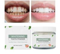Poudre Dentaire Naturelle - 80 g Soin de l'Émail Poudre Dentaire,Hygiène Nettoyante | Pour Routine Quotidienne du Matin à la Maison ou en Voyage