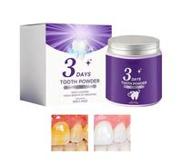 Poudre Dentifrice - 50 g Pâte Nettoyante Éclat - Restauration de l'Émail Dentaire - Éclat, Fraîche, Hygiène Buccale, Utilisation Jour et Nuit