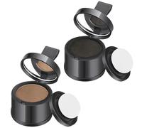 Poudre des cheveux, 2 pcs de la racine couverte de poudre, poils améliorant la poudre de la cheveux, sueur à l'épreuve des cheveux instantanément, poudre de racine pour les cheveux minces (brun clair