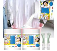 Poudre détachante à l'oxygène actif hautement concentrée, détergent très concentré, 500 g pour les textiles quotidiens, doux pour la peau, élimine les taches d'huile de lait (2)