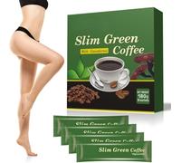 Poudre d'extrait de grain de café vert pour un corps plus énergique et plus résistant, café instantané sans OGM et sans gluten