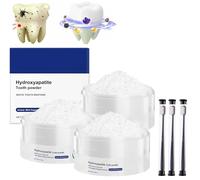 Poudre d'hydroxyapatite, poudre dentaire d'hydroxyapatite, poudres de dentifrice nano hydroxyapatites, poudres minérales de restauration des dents, nettoyage en profondeur, usage quotidien pour les