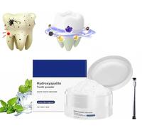 Poudre d'hydroxyapatite, poudre dentaire d'hydroxyapatite, poudres de dentifrice nano hydroxyapatites, poudres minérales de restauration des dents, nettoyage en profondeur, usage quotidien pour les