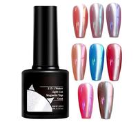 Poudre d'ongle chromée, pigment de finition miroir, poussière d'art nail holographique, application lisse, texture ultra fine, 7 ml, manucure de gel de bricolage et conceptions de pédicure
