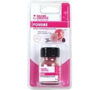 Poudre effet métallique corail - graine créative Rose G