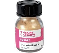 Poudre effet métallique Or