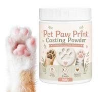 Poudre Empreinte de Pattes Chiot Argile de Moulage Souvenir Qualité | Poudre d'empreinte de nez de chien 100 g pour femmes hommes maman maison cadre photo scra