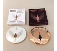 Poudre fixante pour le visage Charlotte Tilbury Gold Wing, texture délicate, cosmétiques naturellement impeccables, spray fixateur de maquillage hydratant