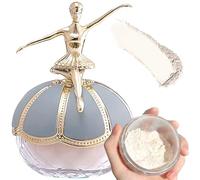 Poudre fixatrice au fini naturel, maquillage en poudre libre, contrôle du sébum et couverture longue durée du visage pour femmes et filles