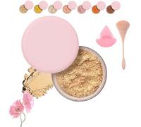 Poudre Fixatrice Brillance 24h, Poudre Fixatrice Blurifiante Ultime, Poudre Fixatrice Blurifiante Rose, Longue Tenue, Fini Mat, Toutes Carnations (06#)