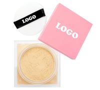 Poudre fixatrice de maquillage, poudre libre fixante-Fond de teint en poudre de finition haute définition, contrôle de l'huile - Poudre de maquillage pour la performance Diffusion en direct des date
