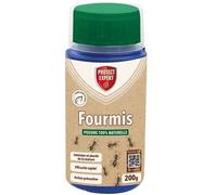 PROTECT EXPERT Poudre Anti Fourmis & Fourmilières - Intérieur & Abords De La Maison - 200g - Action Préventive & Curative - Efficacité Rapide FPOUDSI200