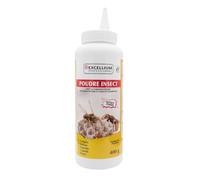 Poudre Insecticide Perméthrine 400g Guêpes Frelons Fourmis EXCELLIUM | Cafards, punaises, puces et poissons d'argent, effet choc immédiat et longue rémanence, flacon poudreur prêt à l'emploi