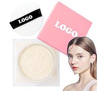Poudre libre compacte, poudre fixatrice imperméable,Poudre de finition pour le visage Poudre de fond de teint anti-huile - Poudre libre longue durée pour les déplacements quotidiens, les dates, le str