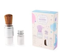 Poudre maquillage enfant scintillante Argentée et son pinceau