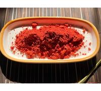 Poudre marocaine AkherFassi pour les lèvres, les cheveux, le musc et le fard à joues Pétale de coquelicot naturel et grenade (rouge, 30 g)