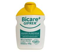 Poudre mentholée hygiène buccodentaire - GIFRER - Bicare Plus - Menthe verte - 60 g - Bicarbonate & bromélaïne
