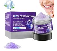 Poudre minérale pour la restauration des dents, essence de blanchiment dentaire naturelle, protège les gencives et rafraîchit l'haleine, 50 g