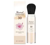 Poudre minérale translucide pour pinceau, poudre minérale fixatrice de teint, poudres visage mates et naturelles, légères et respirantes, longue tenue, pour tous types de peaux.