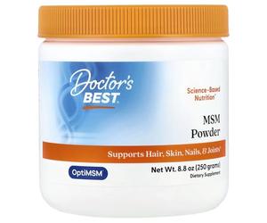 Poudre MSM avec OptiMSM, 250 g Doctor's Best