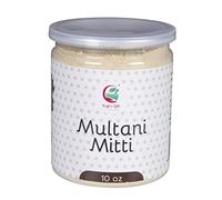 Poudre Multani Mitti | Terre à Foulon Argile | Argile indienne 100% naturelle | Pack visage raffermissant pour la peau, bain détox et fabrication de savon | 10 onces (283 grammes) | Par Yogi's Gift®