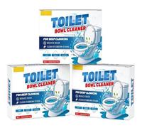 Poudre Nettoyante For Toilettes Domestiques, Dissolvant Doucement Les Taches, Réduit Les Odeurs, 120g, Taille Compacte(3pcs)