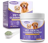 Poudre Nettoyante pour Dents de Chien pour le Traitement de la Mauvaise Haleine du Chien, Poudre Dentaire pour Chien pour Rafraîchir l'haleine du Chien avec Probiotiques,Élimine le Tartre et la Plaque