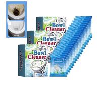 Poudre nettoyante pour WC - Poudre nettoyante pour cuvette de WC avec javel - Poudre à récurer puissante pour les taches tenaces et le calcaire, action moussante pour un nettoyage. (3 boîtes)