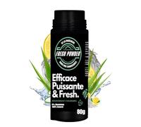 POUDRE ODEUR CHAUSSURE ET PIED - Citron - déodorant basket élimine les odeurs - Neutralise l'Humidité - Poudre Naturelle - Longue durée d'action - Fabriqué en France par Fresh Powder (80 Grammes)