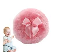 Poudre pour bébé - Éponges rondes ultra douces pour le corps et le visage, applicateur cosmétique, maquillage avec nœud | Éponge éponge confortable pour, adultes, soins