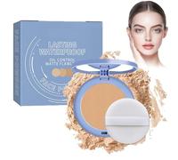 Poudre Pour Le Visage, Poudre Waterproof Longue Tenue, Poudre Fixatrice, Poudre Légère Et Délicate, Sans Effet Brillant, Fond De Teint Mat Et Lisse, Impeccable (3#)