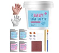 Poudre pour Moulage de Main Kit Créatif d'Empreinte Mains
