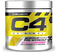 Poudre pré-entraînement C4 Original - limonade/fruits rouges | Boisson énergisante pré-entraînement | 150 mg de caféine + bêta-alanine + monohydrate de créatine | 30 portions