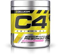 Poudre pré-entraînement C4 Original - limonade/fruits rouges | Boisson énergisante pré-entraînement | 150 mg de caféine + bêta-alanine + monohydrate de créatine | 60 portions