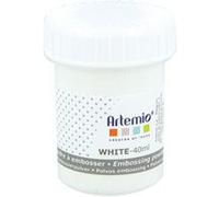 Poudre relief à embosser blanche 40ml - artémio Blanc G
