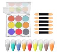 Poudre Scintillante Pour Ongles - Finition Effet Miroir Magique Brillant - Poudre pour Ongles,Pailletés Brillants Décorative Art Dégrade Arc-En-DIY Pour Pâques Halloween Noël