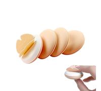 POUDRE - Support confortable, BUFF POUDRE DE FACE COSMÉTIQUE FACE, éponge cosmétique ronde de beauté pour femmes, adultes, amis, esthéticienne