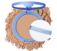 Poudre visage anti-sébum,poudre fixatrice waterproof longue tenue,maquillage non testé sur les animaux,fini mat léger, convient à tous les types de peau,résiste à la transpiration et à la décoloration