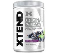 Poudre XTEND Original aux BCAA - cassis | complément alimentaire aux acides aminés ramifiés | 7 g de BCAA + électrolytes pour récupération et hydratation | 30 portions