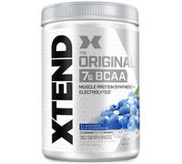 Poudre XTEND Original aux BCAA - framboise bleue | complément alimentaire aux acides aminés ramifiés | 7 g de BCAA + électrolytes pour récupération et hydratation | 30 portions